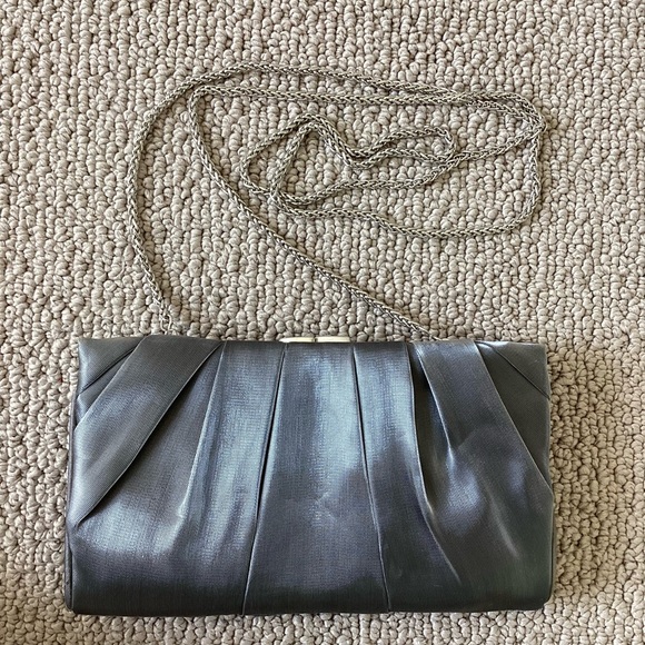 Grey Evening Bag Clutch by Nina - Picture 2 of 6